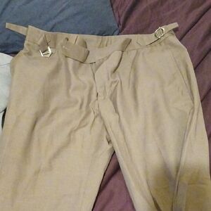 GROUNDER Elegant Men's Brown Dress Pants